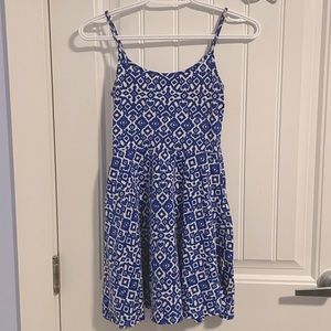 Printed skater dress